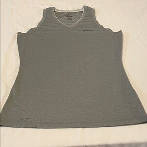 Nike Women's Heather Gray Tank Top